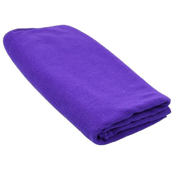 

durable fast drying microfiber bath towel travel gym camping sport purple
