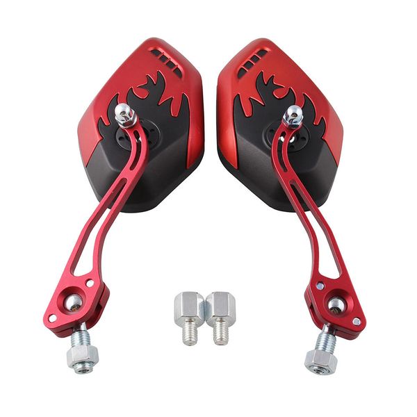 

8*6*20cm universal motorcycle aluminum rear view handle bar end side rearview mirrors