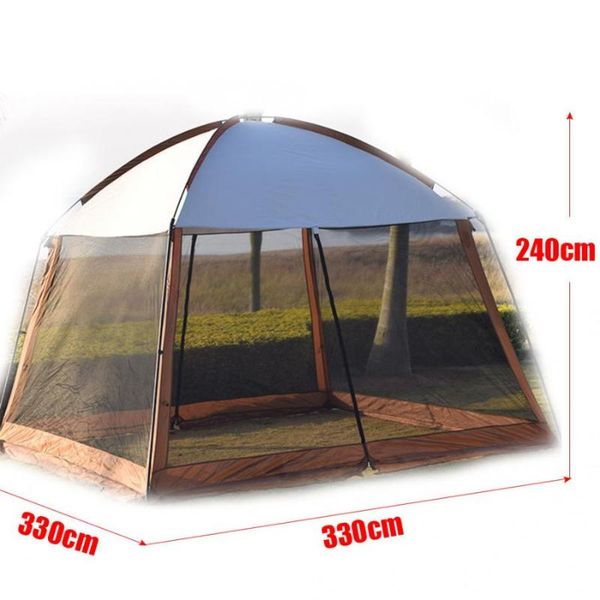 

us fr de 330x330x240cm canopy tent sun shelter waterproof large capacity canopy awning tent camping picnic beach shelter
