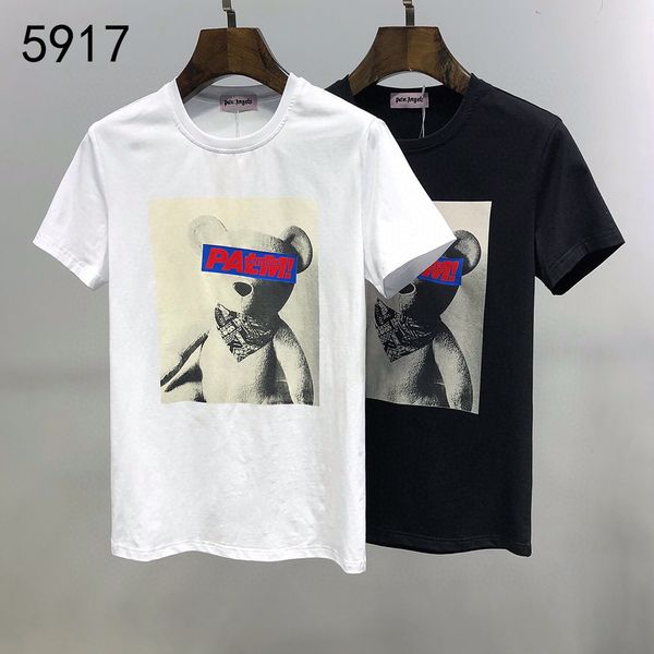 

2020ss дизайнер париж вентиляторы футболки мужская одежда женщины лето повседневная футболки хлопок письмо мода с коротким рукавом медуза фу, Gray