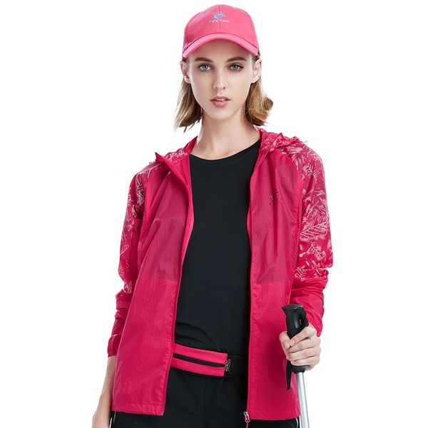 

summer uv sun protection jackets hooded women outdoor hiking coats breathable ultra thin climbing trekking jackets sunscreen, Blue;black
