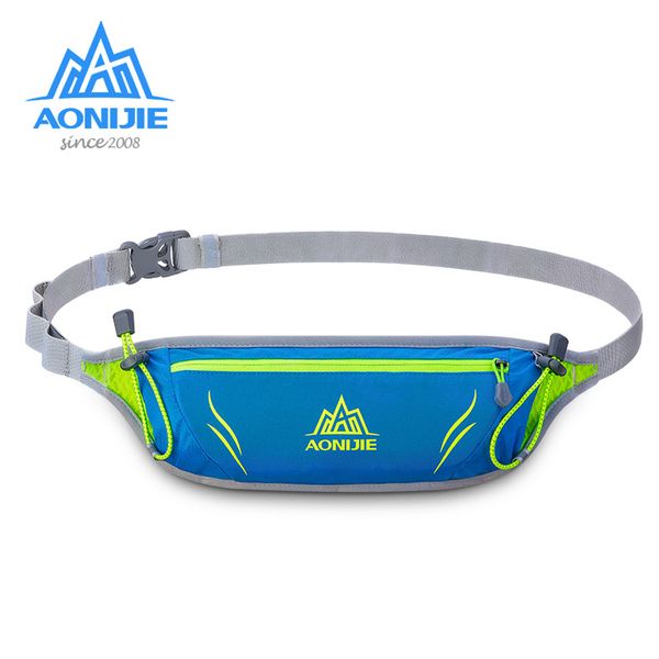 

aonijie polyester outdoor waist bag men women sports waterproof waist bags pack running belt bag for hiking running cycling