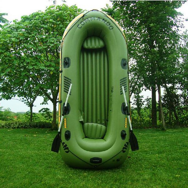 

inflatable boat 2-3 persons fishing boat pvc kayak rowing boats with paddle pump inflatable seat