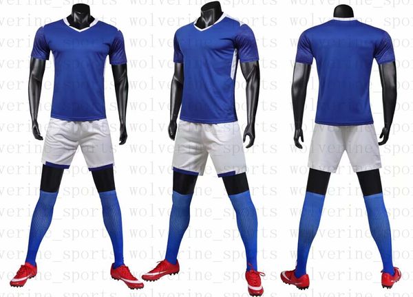 

2019 New Men's Sports Football uniform 2018 DIY Customized Putuan Training Suit Breathable Short Shirt 595562652 3453291