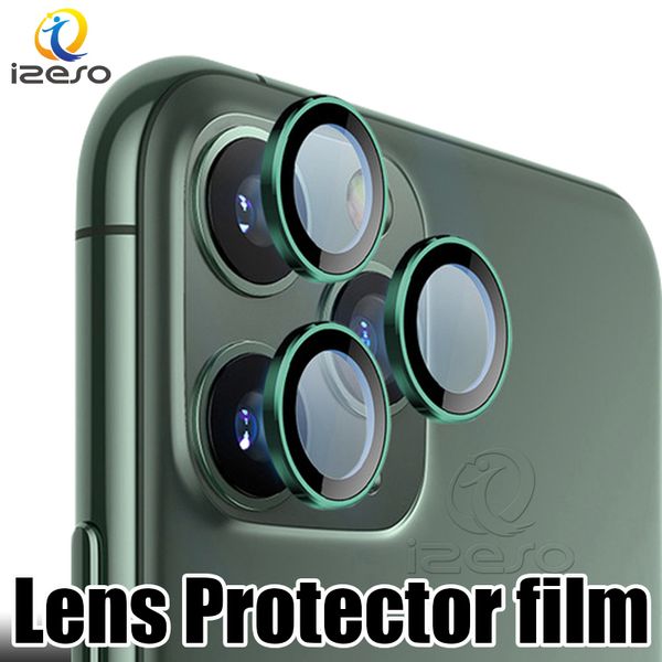 

3d full cover camera screen protector case for iphone 11 lens protective ring back cases for iphone 11 pro max glass film izeso