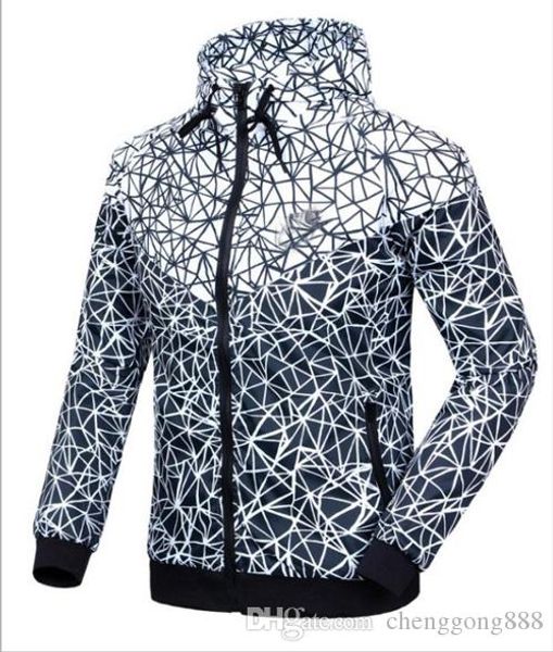 

мужская мода осень тонкий ветрокрыл новое прибытие монослойные спортивные пальто толстовки мужской ветровка куртки ветровка с капюшоном движ, Black;brown