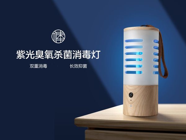 

purple light ozone sterilization lamp, rechargeable household uv disinfection box, portable mini disinfection lamp