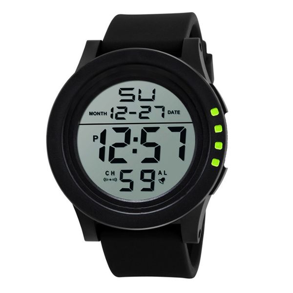 

fashion sports men women watches waterproof outdoor fun digital watch led running wristwatch reloj hombre montre homme, Slivery;brown
