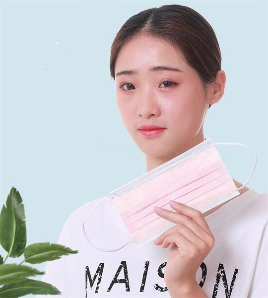 

3 layers dustproof facial protective er masks anti dust anti fog disposable printing disposable mask earloop famouth masks