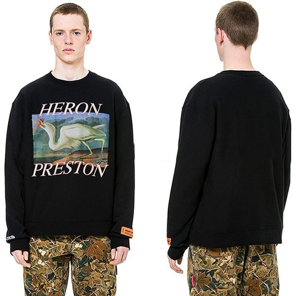 

Heron Preston Men Hoodies Women Splice Sudaderas Para Hombreriverdale Streetwear Stripe Heron Preston Sweatshirts Lil Peep