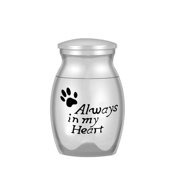 

forever remembered classic silver small mini cremation keepsake urns for human ashes pet ashes with gift velvet bag