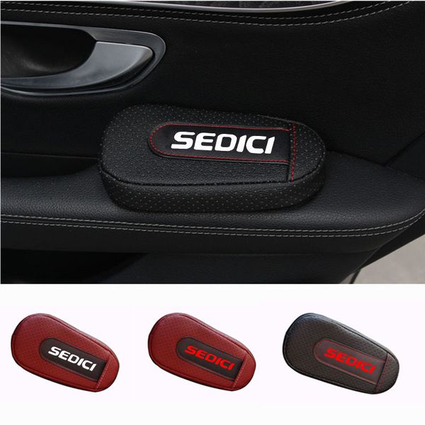 

leather leg cushion knee pad car door arm pad interior car accessories for sedici