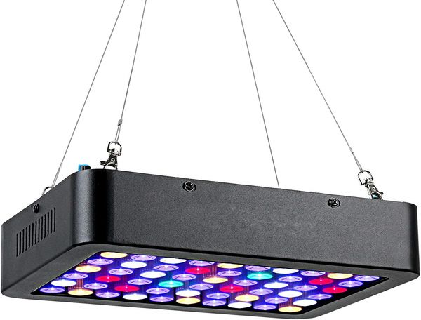 

светодиодный свет аквариума 165w led coral light диммируемых полный спектр свет для saltwater reef синего освещения аквариума