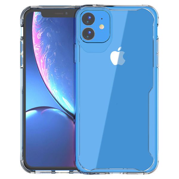 

apply to iphone11 hand shell apple 11promax transparent four angle defence fall protect sheath high permeation resistance yellow