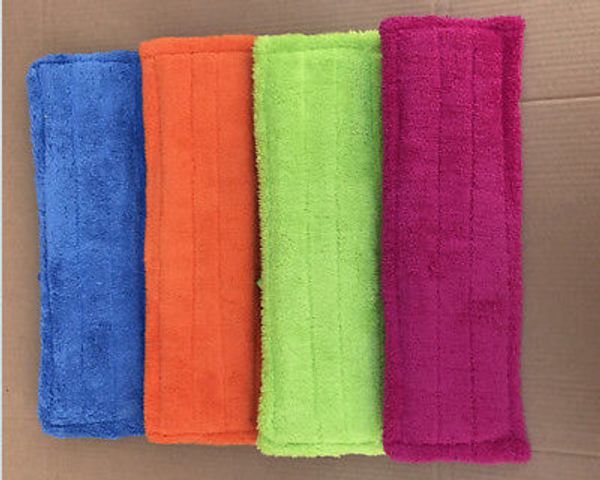 

floor bath dry cleaning washable mop cloth reusable microfiber pad spray mop head household cleaning tools