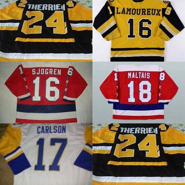 

Baltimore Skipjacks Jerseys 16 Mitch Lamoureau 18 Steve Maltias 24 Therrien 17 Carlson Thomas Sjogren Mens Women Youth Hockey Jersey