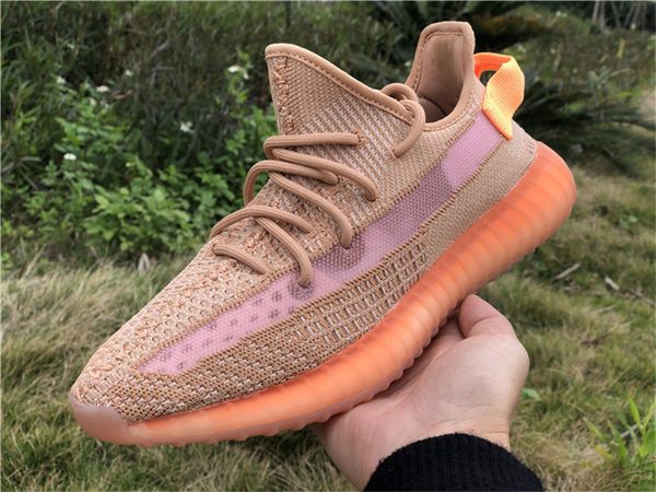 

2019 Hot Authentic 350 V2 Clay EG7490 Kanye West Running Shoes For Men Women True Form EG749 Hyperspace EG7491 Static Sneakers With Box