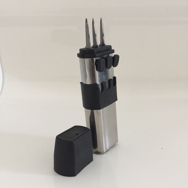 

Spitfire balli tic dart arrow launcher tactical edc pocket pear launcher