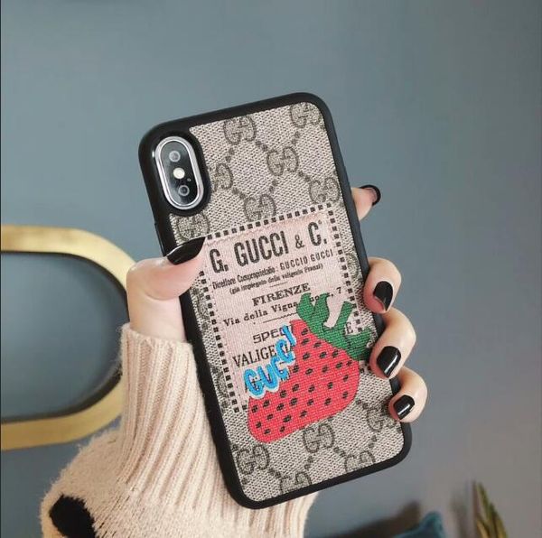 

Luxury Card Slot Holder Phone Case for Samsung S9 S8 S7 Letter Fashion Pattern Cases for IPhone X XS MAX XR 8 7 6s Plus Back Cover