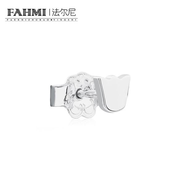 

fahmi 100% sterling silver retro charming tulip bear earrings charm women elegant jewelry birthday 611143500 prom fstival, Golden;silver