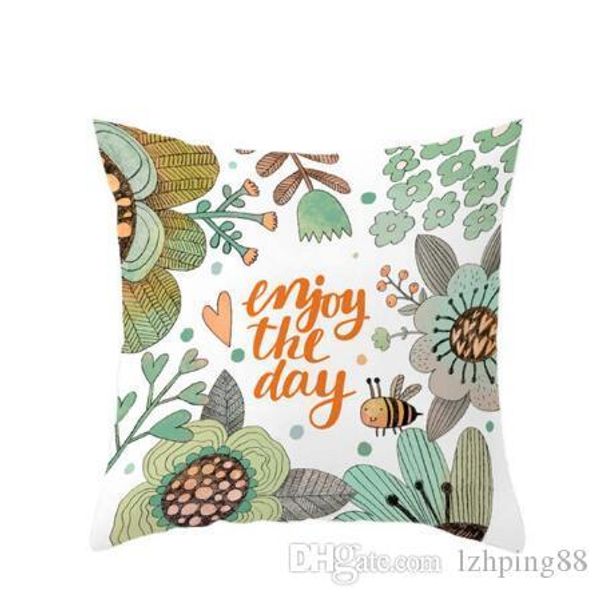 

easter bunny print pillow case polyester sofa car cushion marble pillowcase decoration easter white silk satin furniture decoration