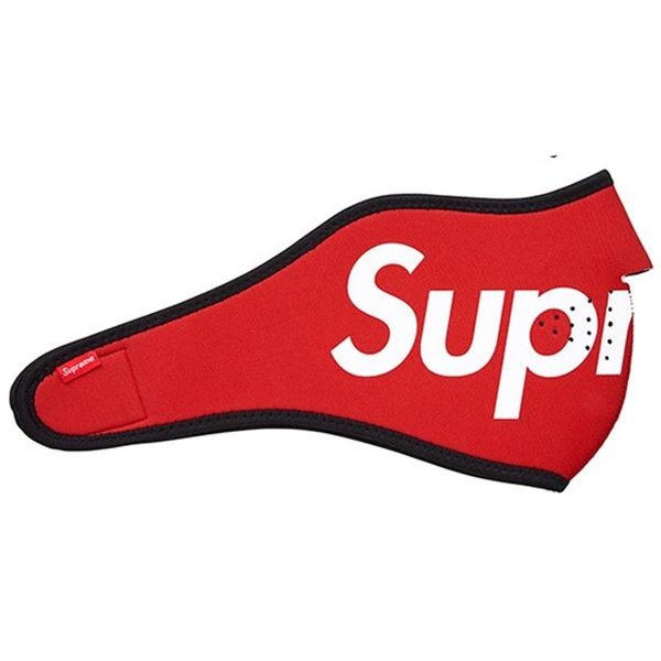 

sup face mask 14fw streetwear hypebeast red black face protector new