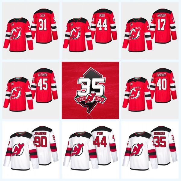 

Womens 44 Miles Wood New Jersey Devils 35th Anniversary 9 Taylor Hall 13 Nico Hischier 17 Patrick Maroon 90 Marcus Johansson Hockey Jersey