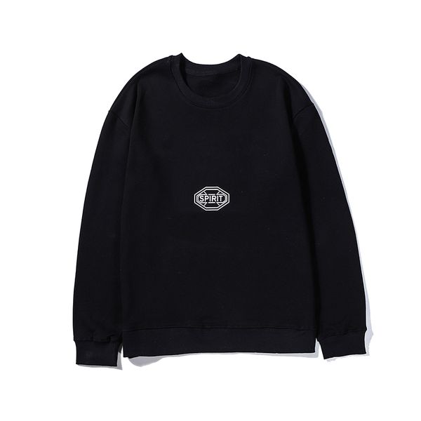 

2019 back white spirit word printed designer brand mens woemens outwearing long sleeve blouse sweatshirts lsy98283, Black