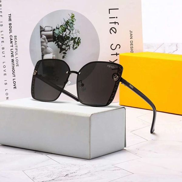 

для женщин дизайнерские солнцезащитные очки фирменные солнцезащитные очки мода женщина очки пляж вождения uv400 fen 3102 высоко качества с к, White;black