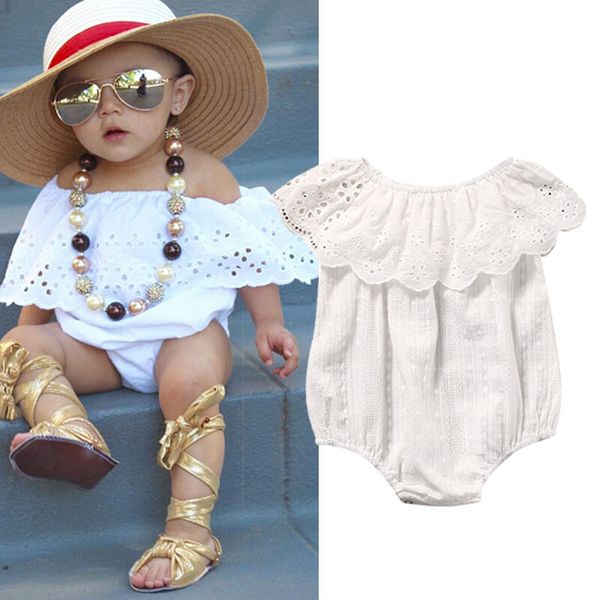 

2019 fashion newborn infant baby girl lace romper jumpsuit clothes outfit sunsuit