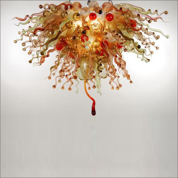 

new arrival design hand blown murano glass chandeliers lighting led ac art design frosted art glass handmade light decoration lamp