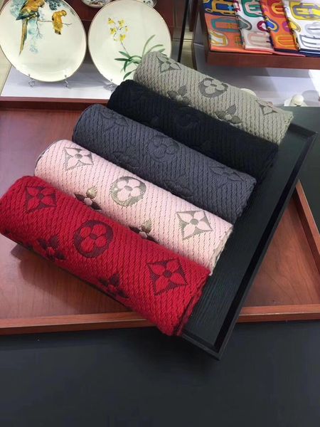 

scarf designer men's soft scarf luxury shawl autumn/winter selling classic scarf size 35-180 belt box, Blue;gray