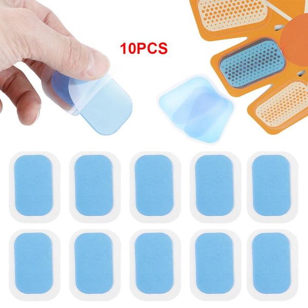 

10pcs gel pads for ems abdominal abs trainer weight loss hip muscle stimulator exerciser for abdominal training device