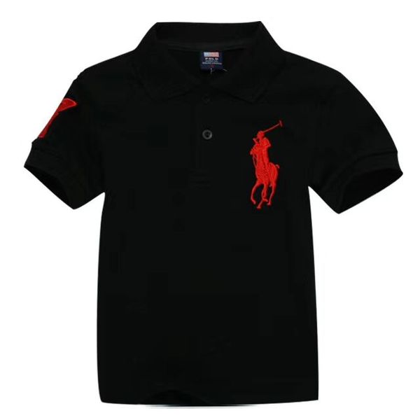 

New 2019 children t-shirts wholesale boy girl leisure short sleeve polo kids t-shirt children t shirts 13 colors Free shipping