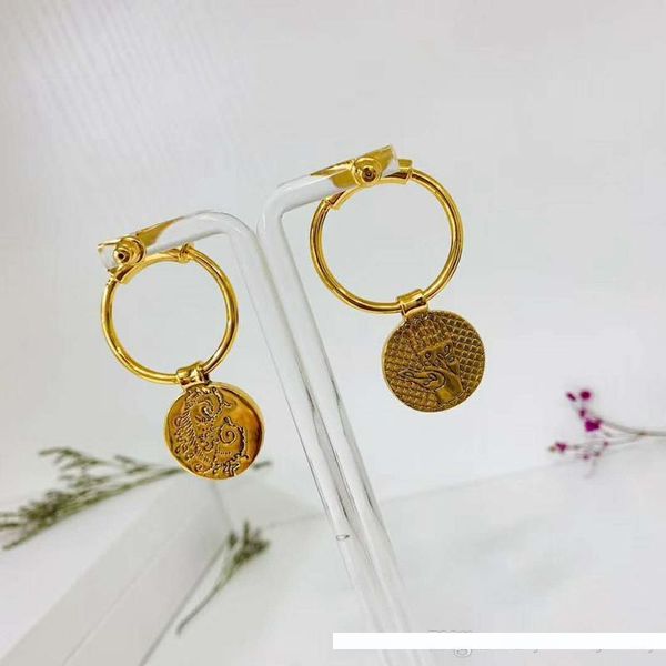 

europe and america ale yellow gold plated women earrings for girls women for party wedding nice gift, Golden;silver