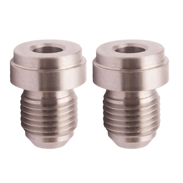 

2pcs car an3 male weld on adapter bung connector cnc machined cooler tank