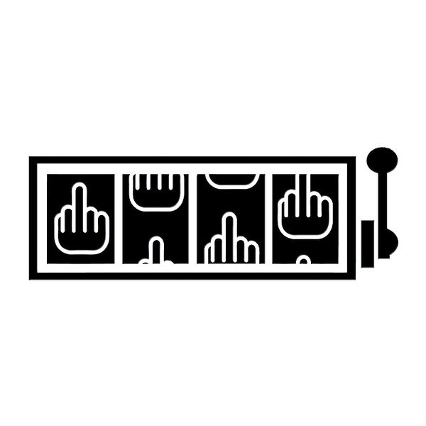 

15*5.4cm cool graphics middle finger jackpot sticker funny car window bumper novelty jdm drift vinyl decal sticker