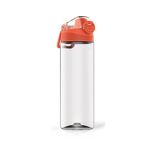 

quange tritan 480ml 620ml sports water bottle drinking kettle cup bpa outdoor travel from mi jiayoupin - orange l