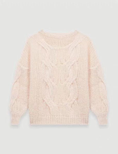 

2020 женской мода свитер весна вязание мохер раскрой пальто maje очень immortal женщины супер большое высокое качество негабаритных s-l, White;black