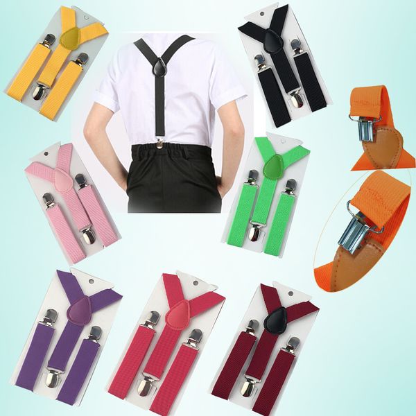 

2pcs 1-8 year kid suspenders baby bowtie bow tie adjustable elastic wedding matching colors boys ties yhhtr0008, Black;white