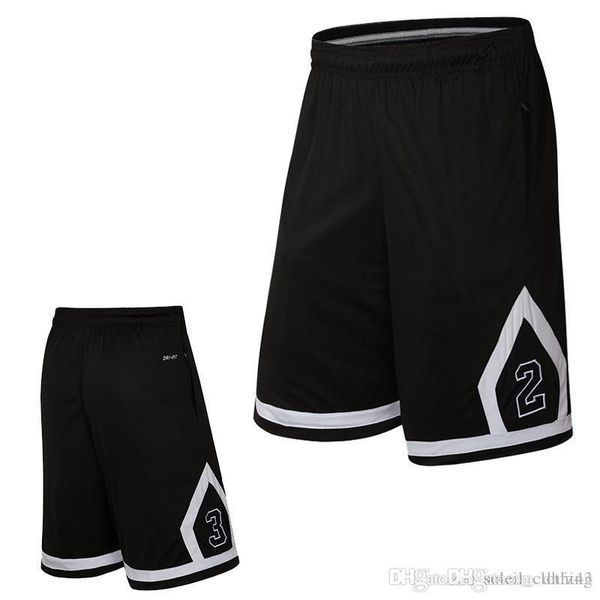 

male basketball pants sports shorts breathable quick-drying running fitness pants loose large size short sport pants, White;black