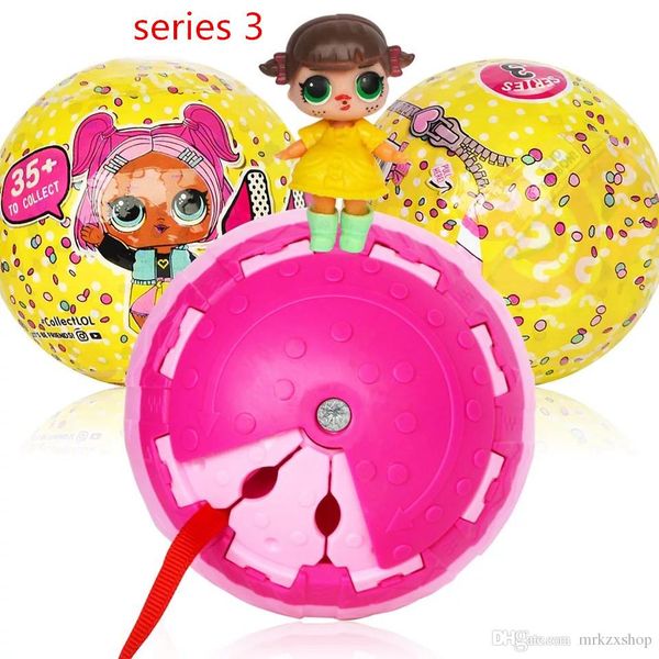 

pop figure random action change confetti dhl series 3 dolls magic kids dress new ball toy egg dresunpas up gift. ofbaa