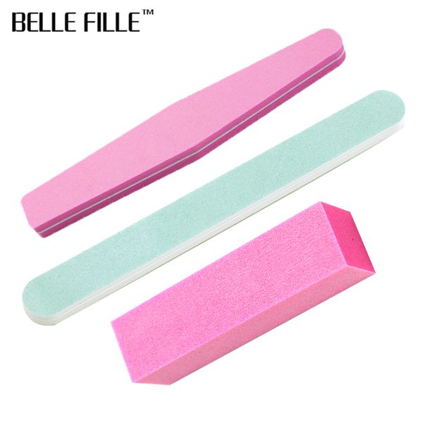 

бель филь комплект ногтей маникюр комплект ногтей файлы щетка прочный полировка аксессуары шлифовальные файл ногтей инструменты уф-гель