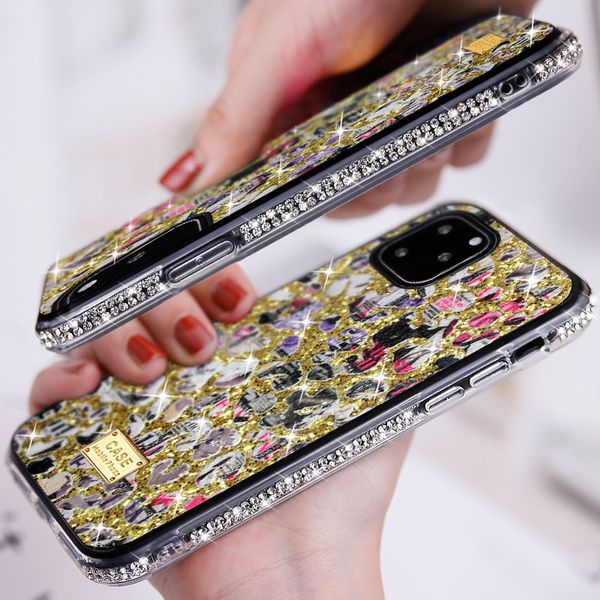 

phone case for iphone 11/11pro/11promax xr xsmax xs/x 7p/8p 7/8 fashion tpu back cover shining case luxury creative pattern