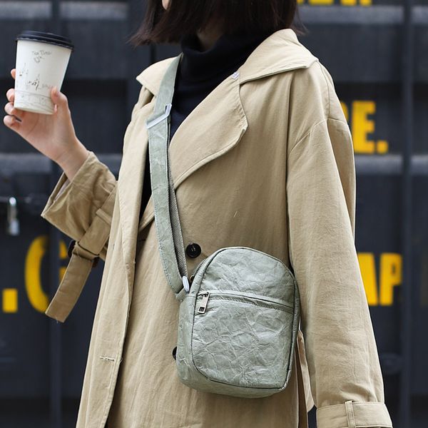 

hylhexyr mini handbag women's kraft paper shoulder bag messenger bags