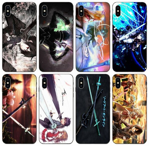 

[tongtrade] sword art onlin cool case for iphone 8s 7s 6s plus x xs 11 pro max galaxy core 8262 prime huawei y6 pro xiaomi max 2 1pcs case