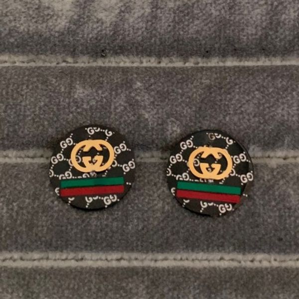 

Wholesale Brand Designer Double Letters Earrings Ear Studs Gold Silver tone Earring For Women Men Wedding Party Jewelry Gift