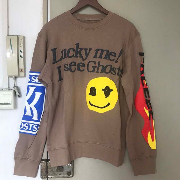 

ghosts pullover sweatshirt men women cotton ghosts collection hip-hop hoodie kanye west kids see hoodie, Black