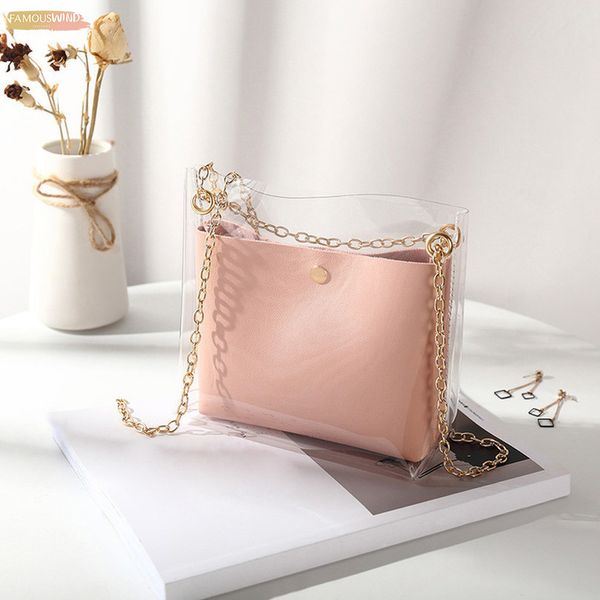 

горячие продажи сумки для женщин мода твердые прозрачные плеча сумка crossbody сумка телефон сумка пляж пакет t1