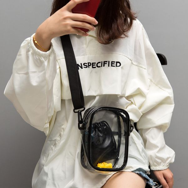 

летние прозрачные желе сумки сумки для женщин 2020 новый дизайнер messenger bag дамы crossbody bag bolsa silver mobile wallethand bag lar